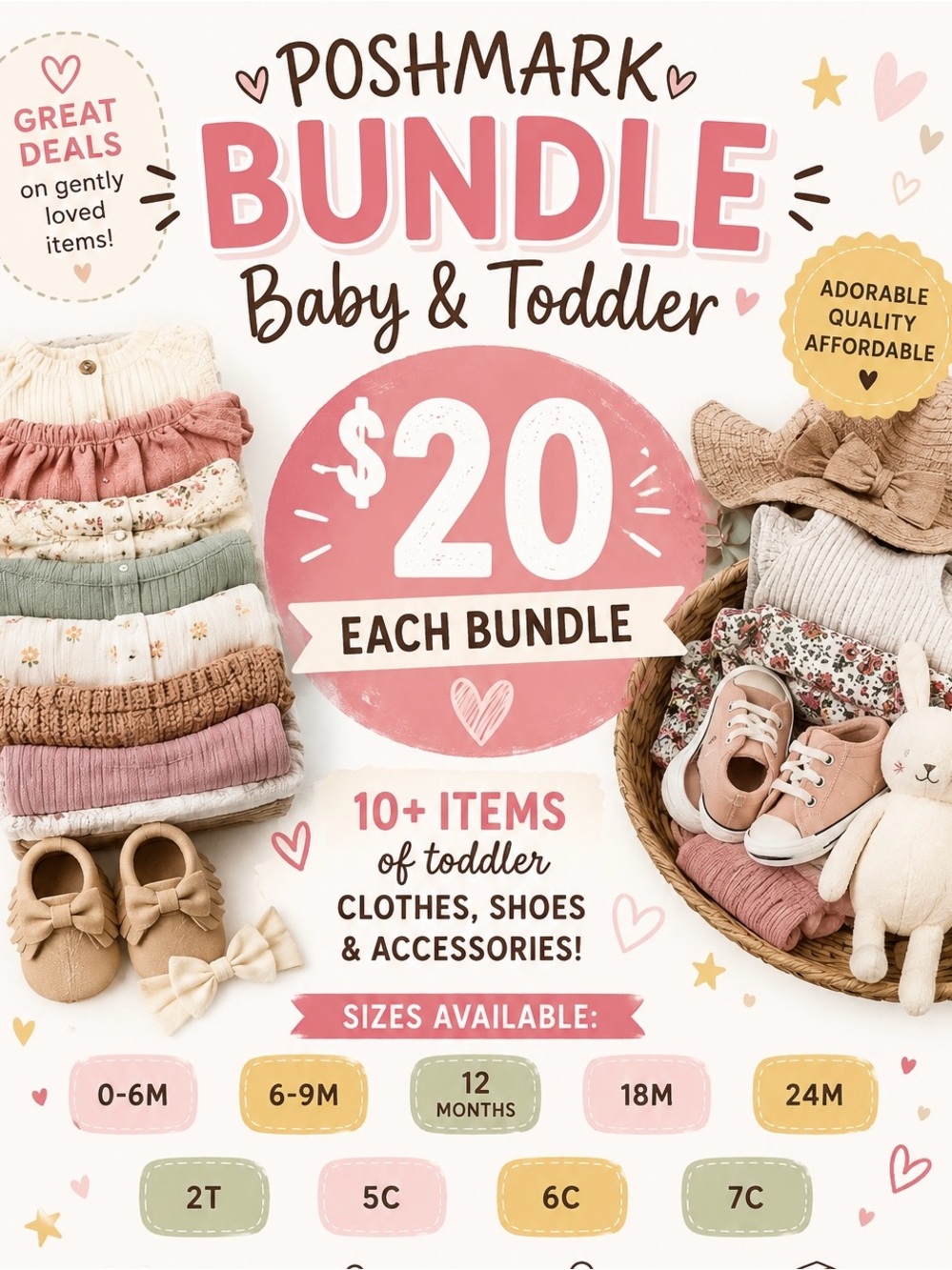 Baby & Toddler Bundle - Pink Neutral Kids Bottoms Jeans